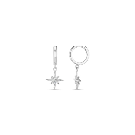 The Vudu Aretes | Oro Blanco