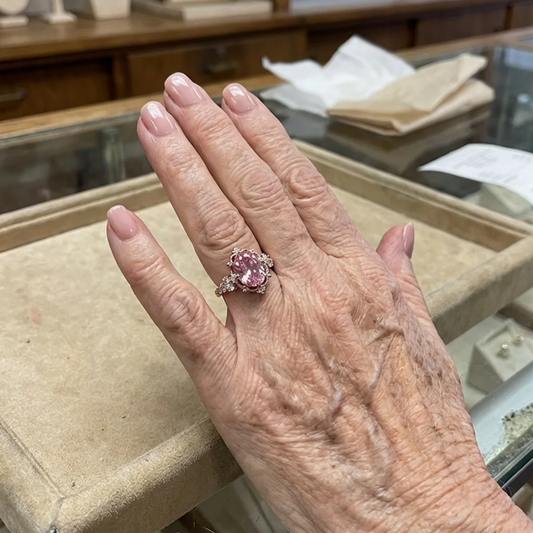 Rosavelyn Anillo Tiara | Oro Rosa