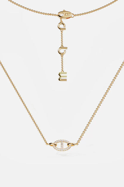 Isla Marina Collar | Oro Blanco
