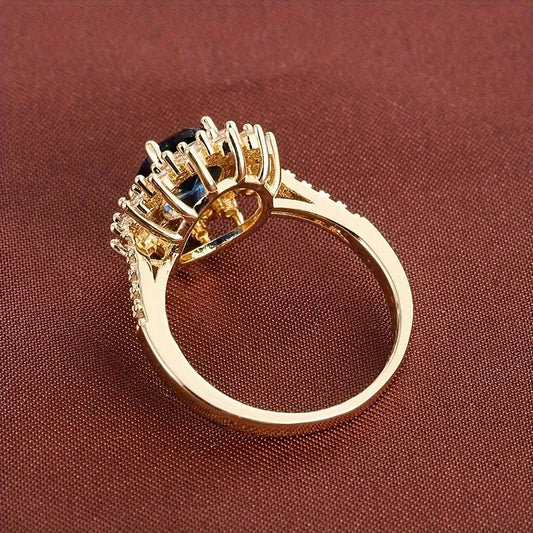 Vionne Saphirae Anillo | Oro Blanco