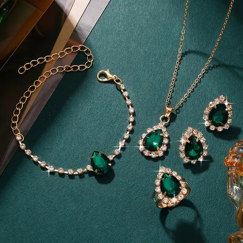 Elisandre Vermont Set de Joyería | Oro