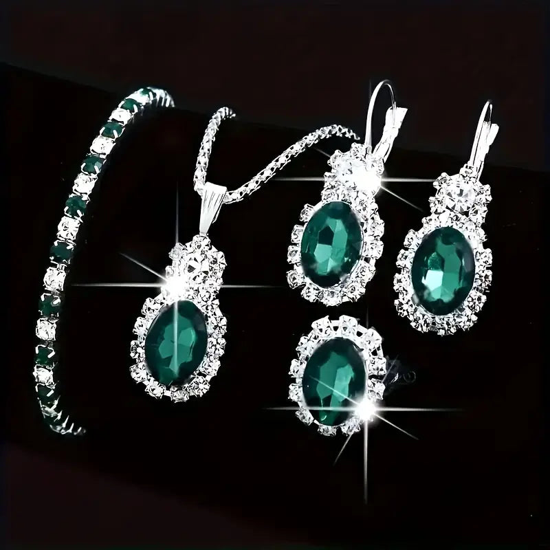 Seloria Grevalyn Set de Joyería | Oro Blanco