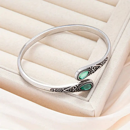 Esmeralda Devereux Pulsera | Oro Blanco