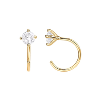 Aretes de Argolla Spark Tip | Oro