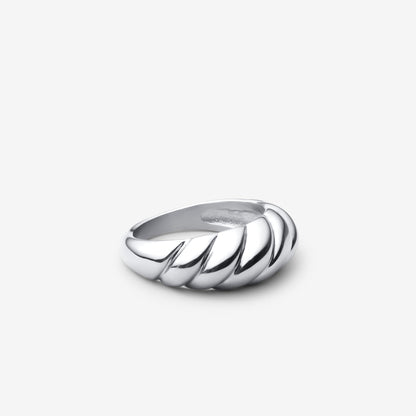 Croissant Anillo | Oro Blanco