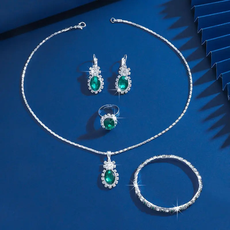 Seloria Grevalyn Set de Joyería | Oro Blanco