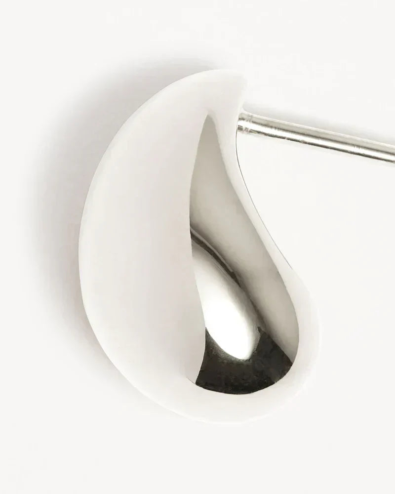 Mato Aretes Colgantes | Oro Blanco
