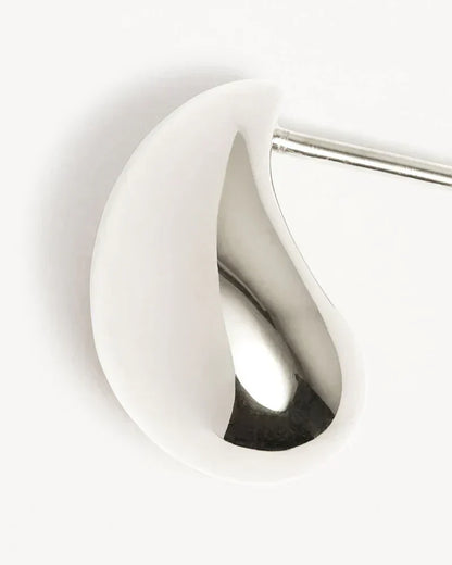 Mato Aretes Colgantes | Oro Blanco