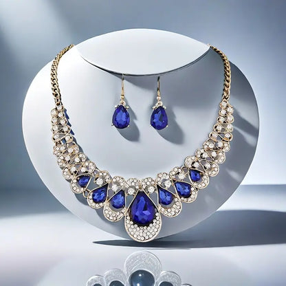 Maevina Zafiros Set de Joyería | Oro