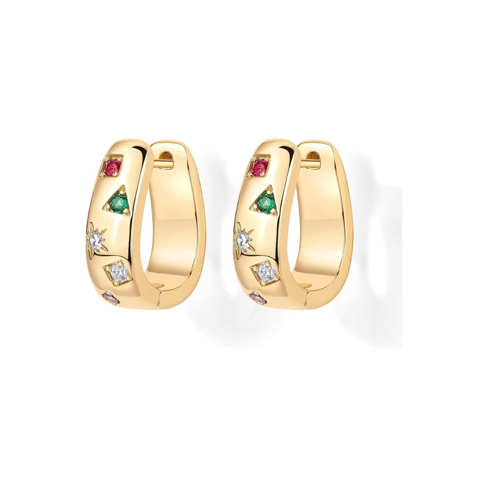 Aretes de Argolla Colorwave | Oro