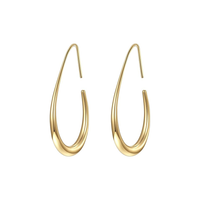 Aretes de Argolla Sunlit | Oro