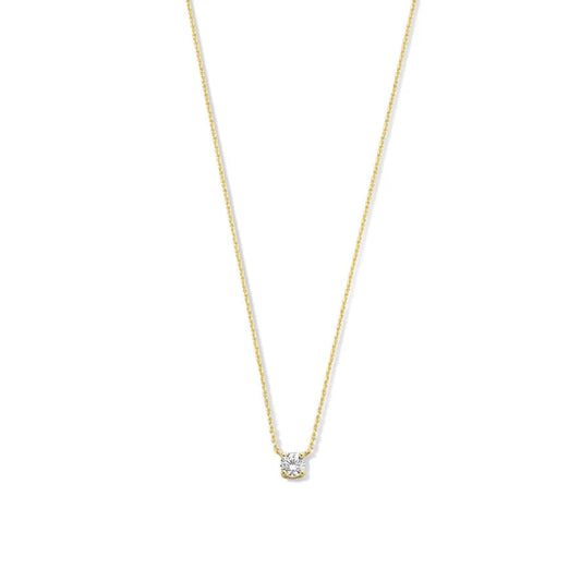 Cléa Collar con Piedra de Moissanita | Oro