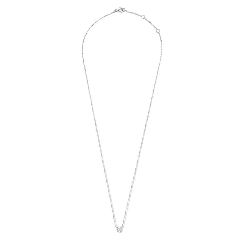 Cléa Collar con Piedra | Oro Blanco