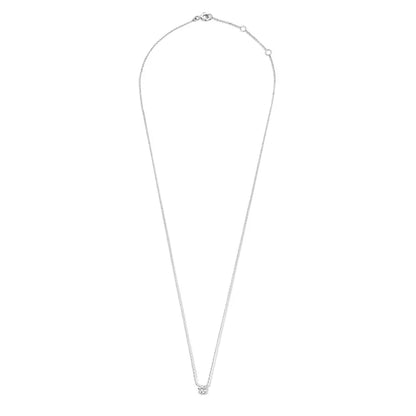 Cléa Collar con Piedra | Oro Blanco
