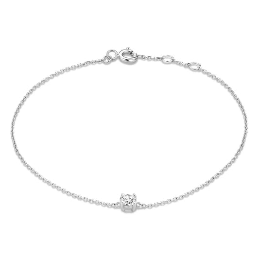 Cléa Pulsera con Piedra | Oro Blanco