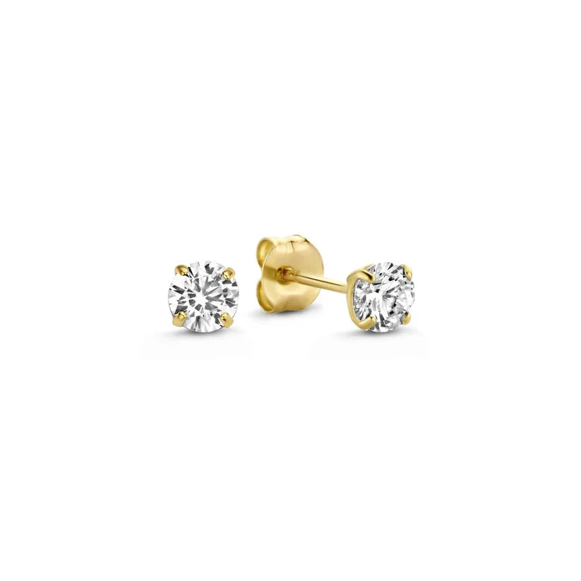 Dara Brillane Set de Aretes con Piedra | Oro