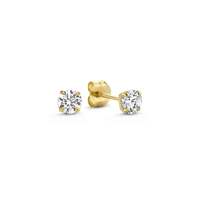 Larmes de Lune Set de Aretes con Piedra | Oro