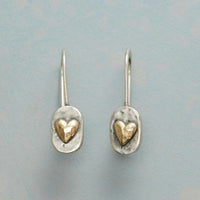 Aretes Heartlace Dorados | Oro