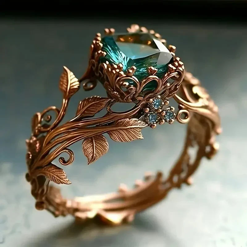 Forestlight Anillo de Cristal | Oro Rosa