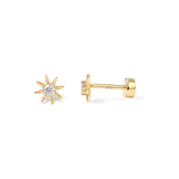 Aretes Sunburst | Oro